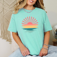 Sunset Distressed Graphic Tee
