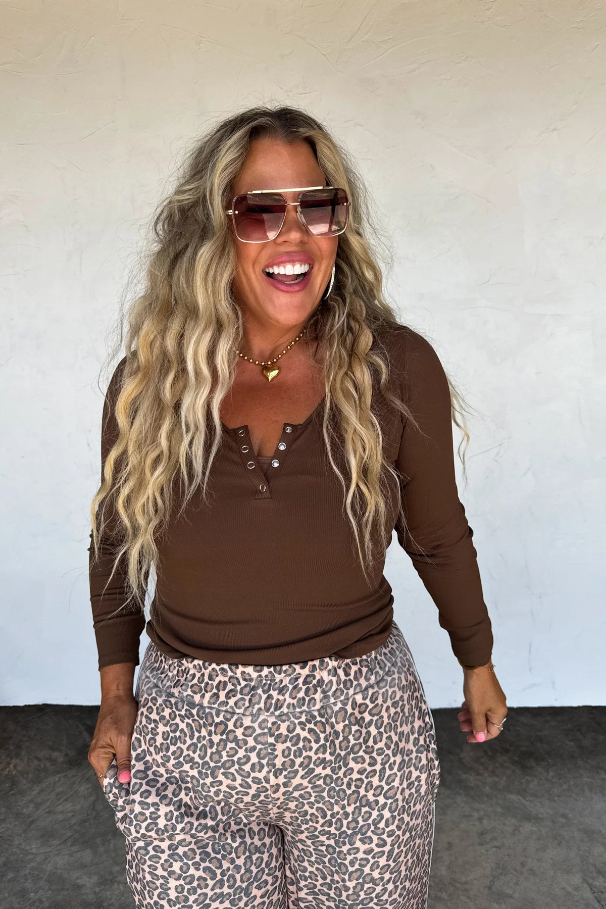 PREORDER: Fall Brooklyn Snap Henley Top