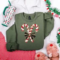 Candy Cane Christmas Graphic Tee OR Sweatshirt
