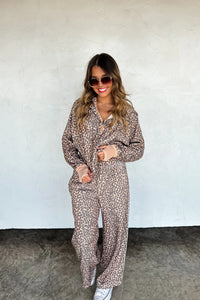 PREORDER: Floral & Cheetah Drift Away Joggers