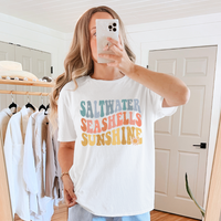 Saltwater Seashells Sunshine Graphic Tee