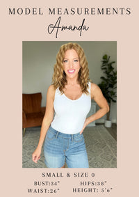 JUDY BLUE  Jessie High Rise Rigid Magic Cutoff Shorts in White