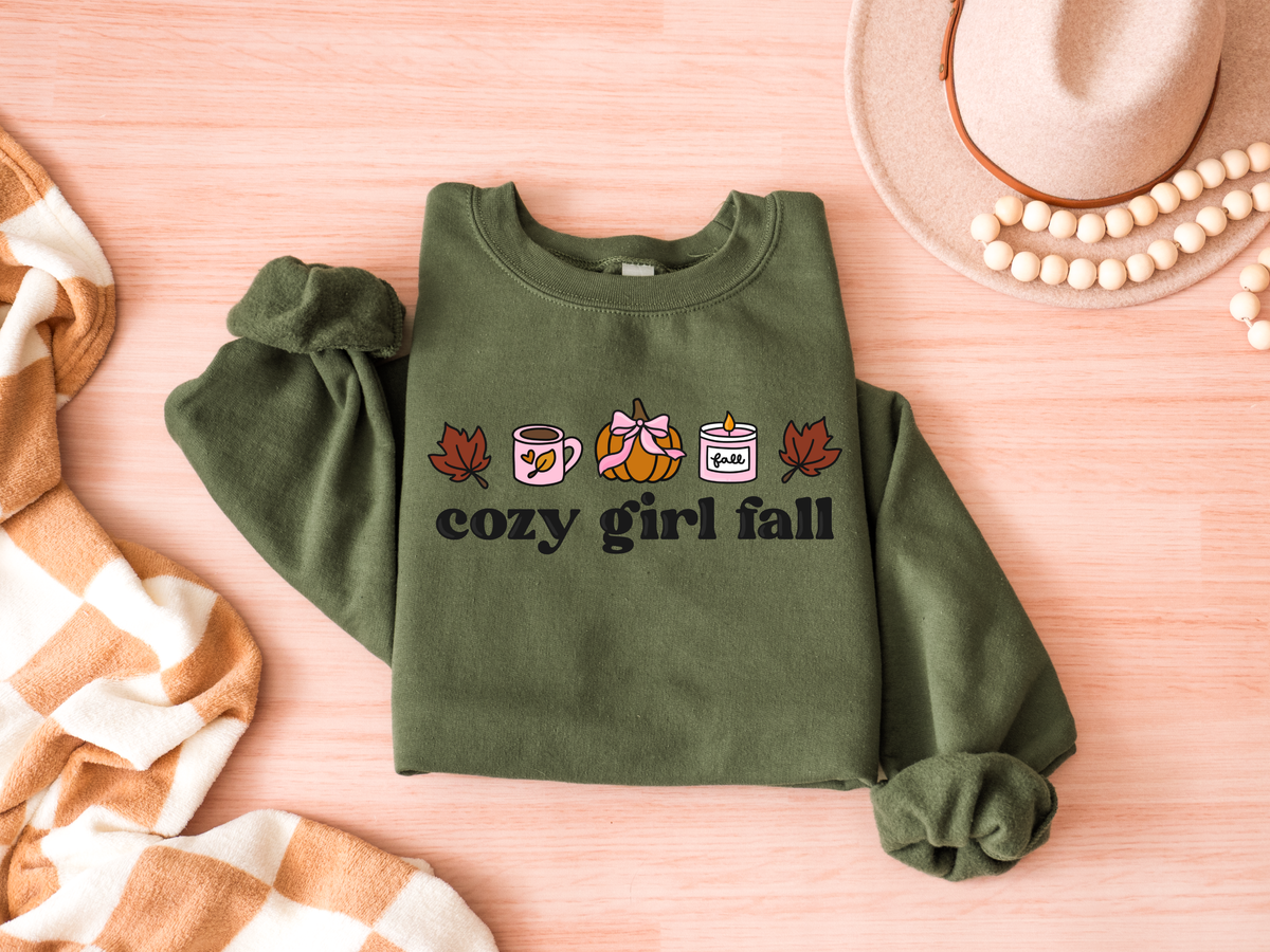 Cozy Girl Fall Graphic Tee OR Sweatshirt