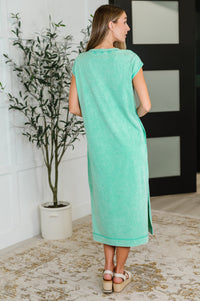 PREORDER: Mineral Wash Relaxed Maxi Tank Dress in Three Colors