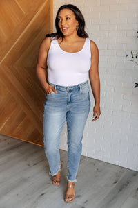JUDY BLUE  Susan High Rise Side Panel Detail Slim Jeans
