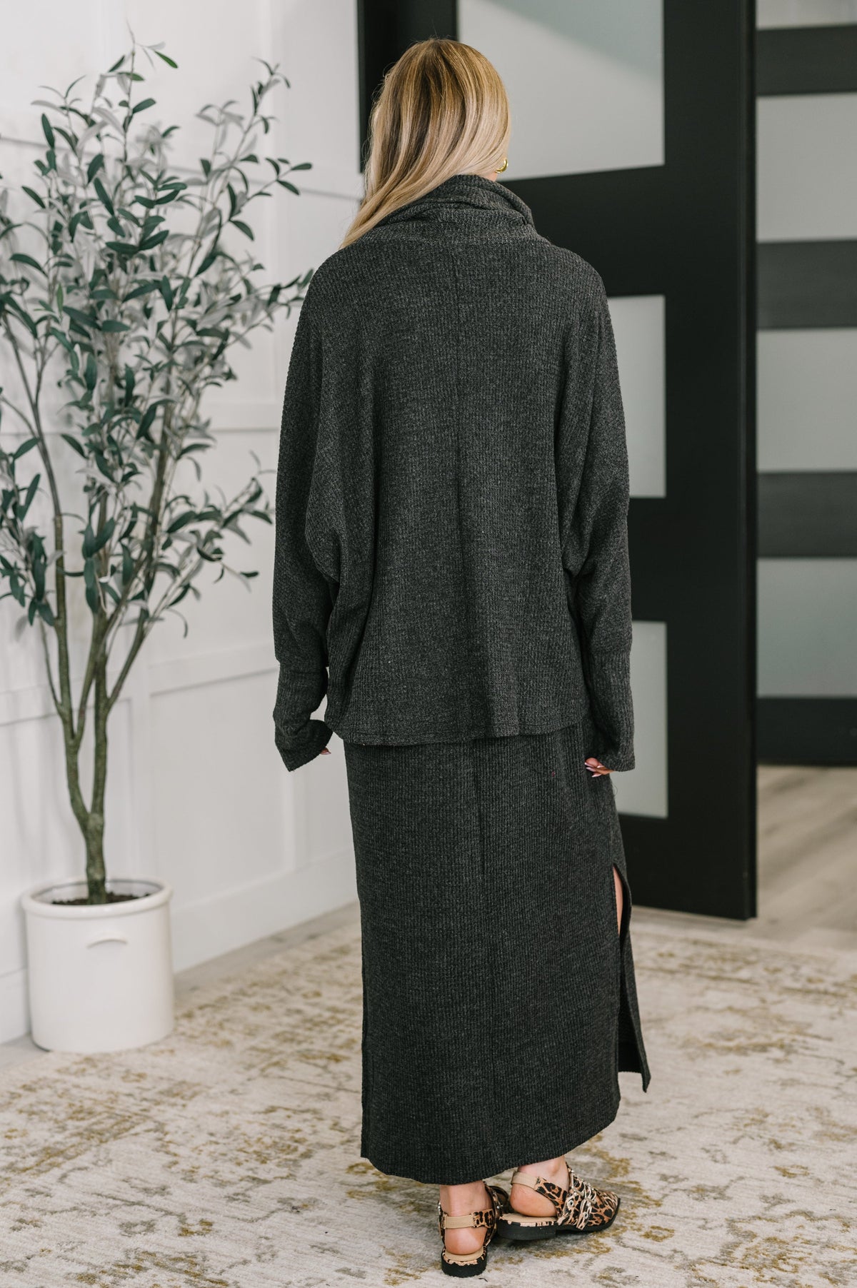 The Wander Lust Top & Dress Set in Black