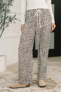 Wander Wild Leopard Drawstring Pants