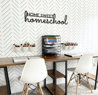 Home Sweet Homeschool Handmade Wood Sign