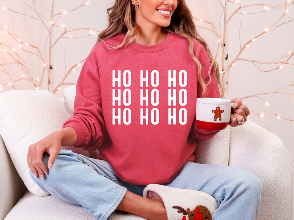 Ho Ho Ho Stacked Graphic Tee OR Sweatshirt